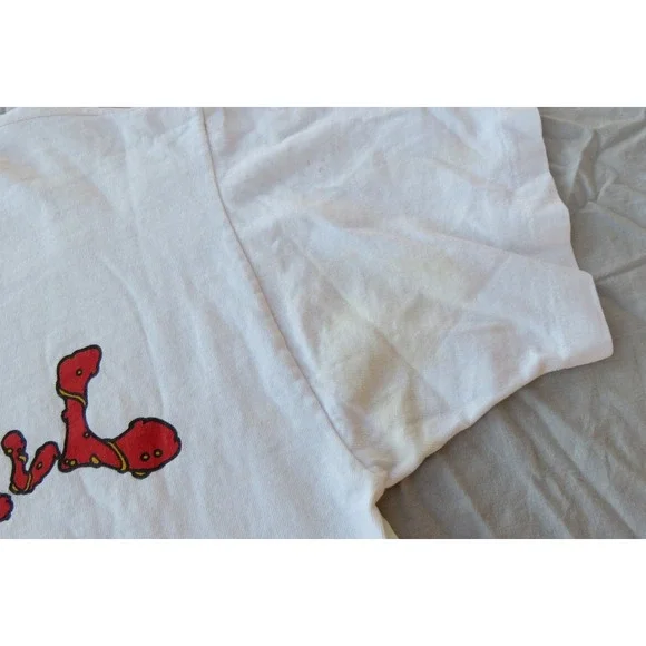 VTG 90s Cheshire Cat T Shirt Andazia Alice In Wonderland USA Made, Single Stitch